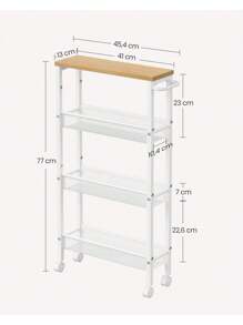 VASAGLE Storage Carts - White - View 6