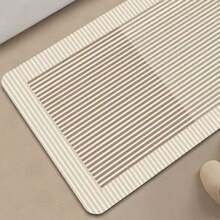 1 buc Covoraș de baie minimalist cu gel de siliciu absorbant, covoraș de ușă antiderapant cu uscare rapidă pentru baie, decor de baie, covor de vară, accesorii de baie, înapoi la școală
