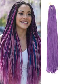 Micro Braids Hair Extensions Long Micro 3X Pre-Looped Synthetic Zizi Braids  24 Inch 100g/Pack Color Thin Small Box Braid Crochet Twisted Hair Synthetic Kanekalon Braiding Hair Extension