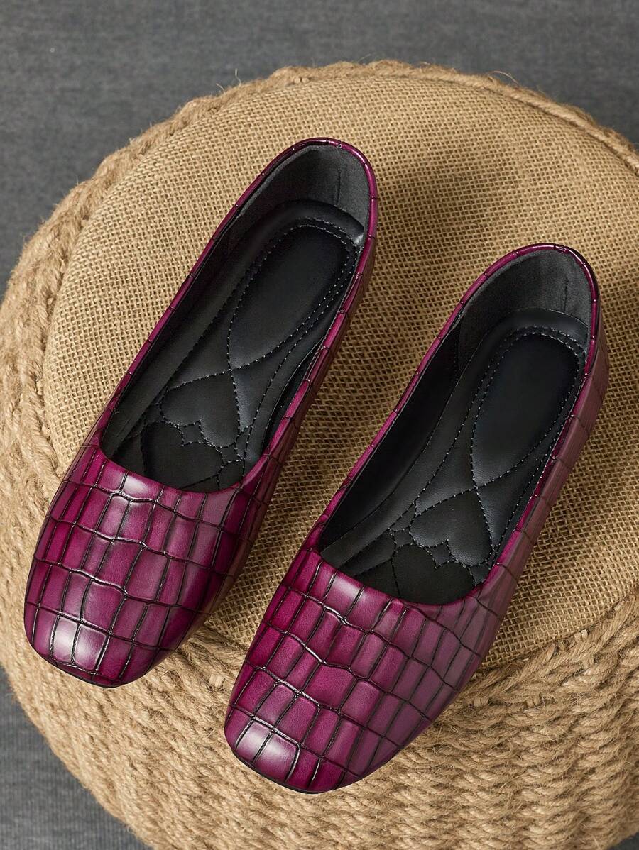 Ballerine Donna Dream Pairs Con Fiocco - Pelle Sintetica, Comode, Punta Appuntita