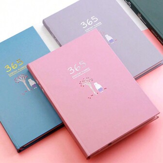 2025 Planner 365 Days Diary Agenda Undated Thickened Creative Work Schedule Notebook Efficiency Manual Notepad 256 Pages For Students School Office Stationery Supplies Back To School