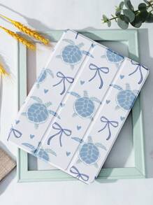 Sea Turtle Case Compatible With Samsung Galaxy Tab/IPad,IPad 9th/8th/7th Generation 10.2 Inch ,New IPad 10th Generation Cover,With Auto Wake/Sleep,Four Corners Anti-Fall - Multicolor - View 3