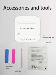 10 piezas de Uñas postizas cortas de almendra hechas a mano, de estilo minimalista de moda con un patrón de estampado de leopardo pintado a mano, uñas postizas de alta calidad para uso diario de mujeres y niñas, con set de accesorios para uñas