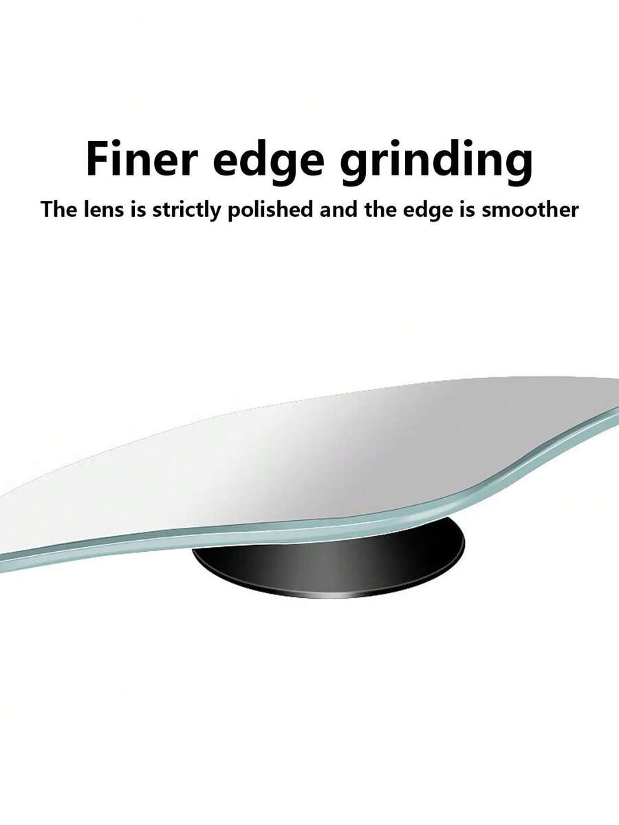 2pcs Frameless Blind Spot Mirrors, Rearview Mirror Auxiliary Convex