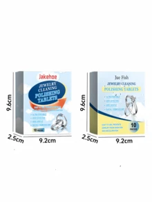 Viên sủi làm sạch đồ trang sức Loại bỏ vết xỉn màu trên đồ trang sức Bảo dưỡng Làm sạch đồ trang sức Làm sạch nhẫn vòng tay Viên sủi làm sạch - Nhiều màu - Xem 6