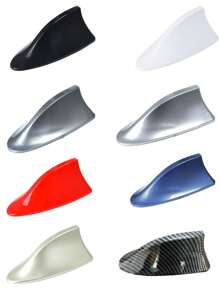 Car Decoration Shark Fin Antenna With Signal Reception Specialized Antenna, Rooftop Spoiler Antenna Modification, No Drilling Required