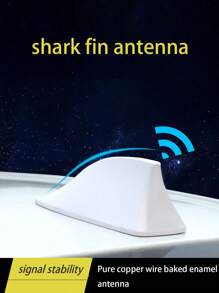 Car Decoration Shark Fin Antenna With Signal Reception Specialized Antenna, Rooftop Spoiler Antenna Modification, No Drilling Required