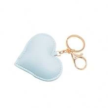 1 件全新 PU 心形钥匙扣，时尚女士皮革配饰、包包或汽车装饰 - 彩色 - 查看 15
