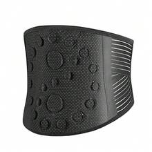 1pc Magnetic Back Brace Lumbar Support Self Heating Back Belt, Lower Back Brace For Work - Multicolor - View 2