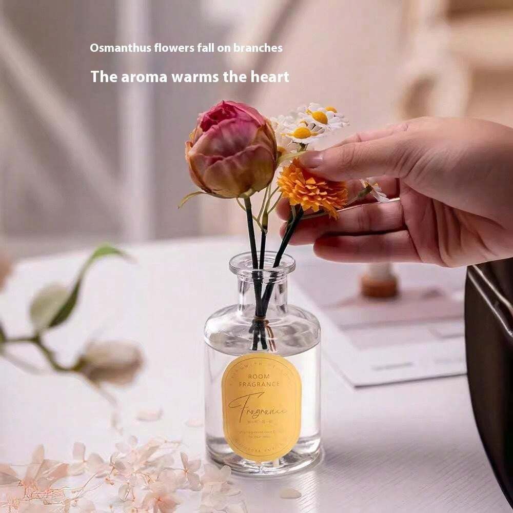 1pc 100ml Flower Scented Candle Gift Box, Flameless Fragrance For