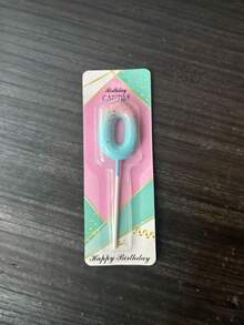 1pc, 0 -9 Nến trang trí tiệc sinh nhật hình nàng tiên cá kỹ thuật số, nến Giáng sinh, nến sáng tạo theo phong cách chuyển màu, nến trang trí tiệc sinh nhật - Nhiều màu - Xem 12