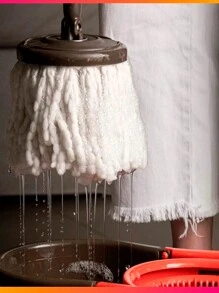 Cleaning Mop 360 Rotating Mop 8L Bucket Spin Basket And Adjustable Cable Up To 1.14m - Powermaid 拖把 8L - 查看 3