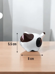 Porcelain Cat Ornament - 棕色 - 查看 2