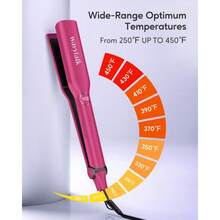 Alisador de pelo Wavytalk de 1.75 pulgadas para un alisado sin esfuerzo - Rosa - Ver 3