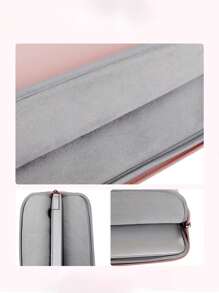 1pc Customized Embroidered Compatible With IPad Tablet Protective Sleeve, 13-Inch Laptop Inner Bag, Stylish And Lightweight Computer Sleeve, Compatible With IPad Tablet Sleeve, Apple, Laptop Protective Case, Suitable For Daily Carrying, Can Be Given As A Gift To Family And Friends - Multicolor - View 6