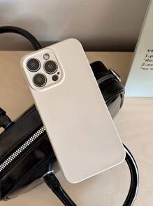 Basic Phone Cases Anti-Fingerprint Plush Phone Case Waterproof Shockproof Anti-Fall Scratch Resistant - White - View 8