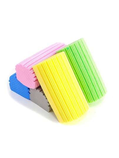 3 件装多用途清洁海绵，神奇除尘工具，可重复使用的聚苯乙烯家用除尘器，适用于百叶窗、玻璃、踢脚板、通风口、镜子和窗户轨道 - 适用于客厅、浴室、厨房