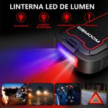 Car Jump Starter With Air Compressor Portable Booster Jumper Power Bank Battery Charger - Black - View 1