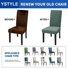 Ystyle Chair Covers With Backrest 2/4/6 Pieces, Stretch Chair Covers, Living Room Chair Covers, Cat Scratch Resistant Chair Cover, Modern Chair Cover, Universal Chair Covers - Pastel Green - View 5