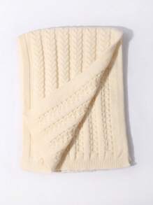 1pc Classic Unisex Plaid Scarf, All Seasons, Boyfriend Gift, Birthday Gift, Men Scarf, Warm Shawl, High-End Double-Sided, Korean Style, Ladies' Imitation Cashmere Colorful Scarf, Thick And Warm Casual - Black - View 13