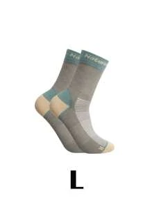 Naturehike 1 Pair Contrast Color Quick Dry Long Socks, Elastic Hiking Camping Sport Socks Moisture Wicking