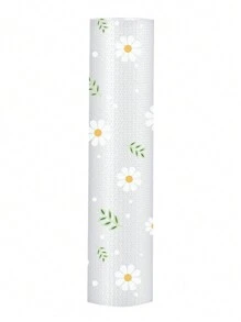 1 Rolle, neue frische Blumen und Pflanzen, Premium rutschfeste Schubladenmatte - feuchtigkeitsbeständig, staubdicht, öldicht, wasserdicht für Küche, Schrank, Schuhschrank und mehr - einfach zu reinigen und auf Größe zuzuschneiden