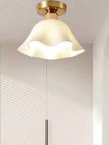 Acrylic Flower Shaped Ceiling Light, Creative Modern Ceiling Light With E27 Lamp Base, Suitable For Bedroom, Living Room, Study, Office (Bulb Not Included) - Multicolor - View 7