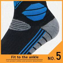 1 Pair Thick Warm Ski Socks, Tall Over-The-Calf Cushioned Winter Socks For Men And Women, Suitable For Skiing, Ice Skating, Hiking, Horseback Riding, Motorcycling, Sports