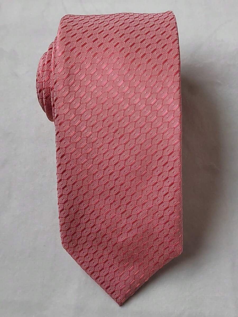 3 Piece Men's Tie Kit For Daily Casual Use (5.5cm) - Màu Cam san hô - Xem 1