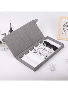 6 Grid Oxford Cloth Eyeglasses Display Storage Box For Sunglasses, Optical Glasses