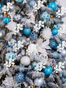 12 件人造圣诞闪光浆果带茎仿冬浆果枝浆果树枝适用于 DIY 工艺品圣诞花环圣诞树冬季家居装饰新年派对用品