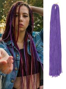 Micro Braids Hair Extensions Long Micro 3X Pre-Looped Synthetic Zizi Braids  24 Inch 100g/Pack Color Thin Small Box Braid Crochet Twisted Hair Synthetic Kanekalon Braiding Hair Extension
