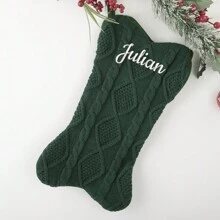 Personalized Dog Bone Christmas Stocking, Bone Shaped Dog Socks, Christmas Dog Socks, Embroidered Pet Socks, Christmas Decorations, Customized Christmas Dog Pet Socks, Christmas Stockings, Custom Pet Socks, Letter Dog Socks, Holiday Bone Socks, Personalized Dog Christmas Socks, Dog Socks With Name Tags, Custom Holiday Socks, Embroidered Dog Bone Socks, Great Gift For New Puppy, Personalized Dog Bone Christmas Socks, Pet Stockings, Dog Bone Holiday Socks, Christmas Socks For Dog Lover Gifts - Multicolor - View 4