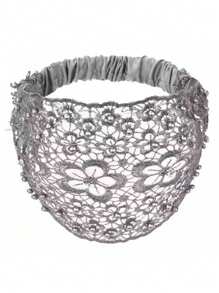 Hollow Out Vintage Koralikowa Elastyczna Opaska na Głowę - Sztuczne Kryształowe Perły Ozdobne Akcesoria Do Włosów, Elegancka Fryzura Imprezowa, Idealny Prezent Dla Dziewczyny - Wielokolorowe - Zobacz 9