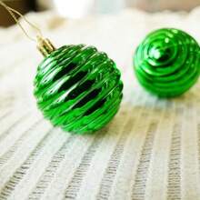 12 件/套圣诞饰品装饰、圣诞树氛围挂饰、圣诞球组合装饰 - 彩色 - 查看 8