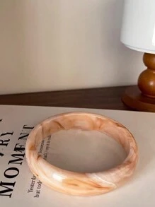 1pc Acrylic Fashion Asymmetrical Bangle, Exaggerated Transparent Design Personalized Bracelet - Bracelet - View 10