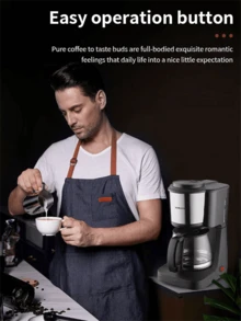 SOKANY 咖啡机 新款美式滴滤咖啡机 家用办公咖啡机