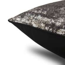 1pc Nordic-Style Black Pillow Cover, Light Luxury Minimalist Black Gold Cushion Cover, Summer Cool-Touch Cushion Cover. Sizes: 45x45cm (18x18in), 50x50cm (20x20in). Perfect For Room Decor And Living Room Sofa (No Pillow Insert Included) - Black - View 5
