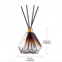 100ml Gradient Rhinestone Fragrant Deodorizer,Long-Lasting Air Freshener & Mosquito Repellent Rattan Sticks, Flameless Aroma Diffuser Set,Aromatherapy,House Freshener,Diffuser,Gift,Home Decor