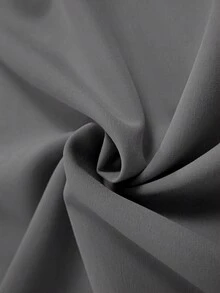 Women Decorated Belt High Waist Pleated Skirt - Dark Grey - View 4