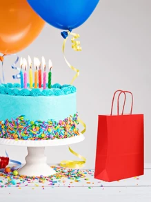 12pcs Kraft Paper Bags - Fashionable Packaging Solution, Gift Wrapping, Reusable Shopping, Party Decor, Craft Project Bag - Suitable For Small Businesses, Baked Goodies Souvenirs, And Wedding Decor,