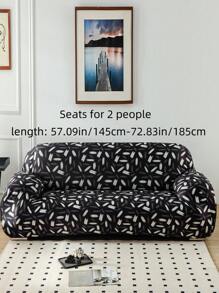 1 tấm vải bọc ghế sofa co giãn toàn bộ bằng lụa sữa in hoa, chống bụi, chống thấm nước, phù hợp cho bốn mùa - Nhiều màu - Xem 11