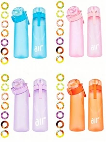 1PC Flavored Water Bottle, Bottle Starter Set, Drinking Bottle With One Random Flavoured Pods Suitable For Gyms, Schools, Flavored Water Bottle,Back To School