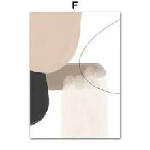 1pc Tranh vải Canvas Vẽ đường nét hoa Mặt Khối màu Trừu tượng Áp phích và bản in Nghệ thuật treo tường Hình ảnh Phòng khách Trang trí nhà Không có khung - Nhiều màu - Xem 8