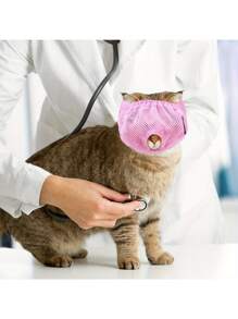 Museruola regolabile per gatti, mascherina per gli occhi - in rete traspirante, per prevenire morsi e masticazione, ideale per toelettatura e bagno