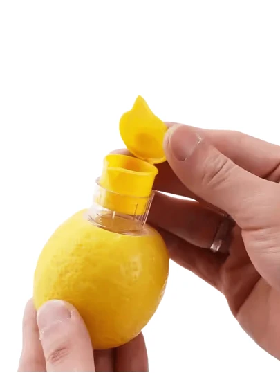 1 件塑料手动柑橘榨汁机、迷你柠檬榨汁机、橙子榨汁机、简易榨汁机、食品保鲜、厨具