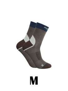 Naturehike 1 Pair Contrast Color Quick Dry Long Socks, Elastic Hiking Camping Sport Socks Moisture Wicking