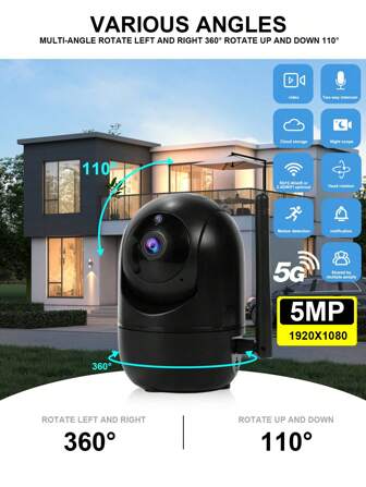 8MP 5MP 3MP 2MP HD 1080P, Dual-Band 2.4G+5GWIFI And 2.4GWIFI Optional Configuration Of Outdoor And Indoor Security Cameras, Wireless WIFI Cameras, Security Surveillance Cameras, IP Cameras, PTZ Cameras, Smart Outdoor Indoor PTZ IP Surveillance Cameras, Automatic Tracking, Alarm And Color Night Vision, Floodlight AI Movement, Home 360-Degree Horizontal And Vertical 110-Degree Rotation, Home Security Video Surveillance Network PTZ Camera System Supports Two-Way Voice, 2.4G/5G Network System Two-Way Audio Humanoid Movement Tracking Monitoring Alarm Night Vision Full-Color Monitoring Information Push Alarm All-Day Video Recording, Pet Monitor For The Elderly