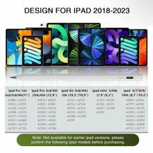 Bút cảm ứng tương thích với iPad thế hệ thứ 9 và thứ 10, Bút cảm ứng tương thích với iPad Pro 11"/12.9"/M4, iPad Air 3/4/5/M2, iPad 6-10, iPad Mini 5/6 đời 2018-2024 - trắng - Xem 2