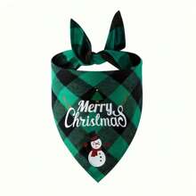 Khăn choàng Giáng sinh cho chó - Họa tiết ông già Noel và chữ cái, dây buộc có thể điều chỉnh, phù hợp với giống chó nhỏ đến lớn - Nhiều màu - Xem 5
